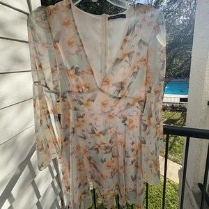 Floral Long Sleeve Dress